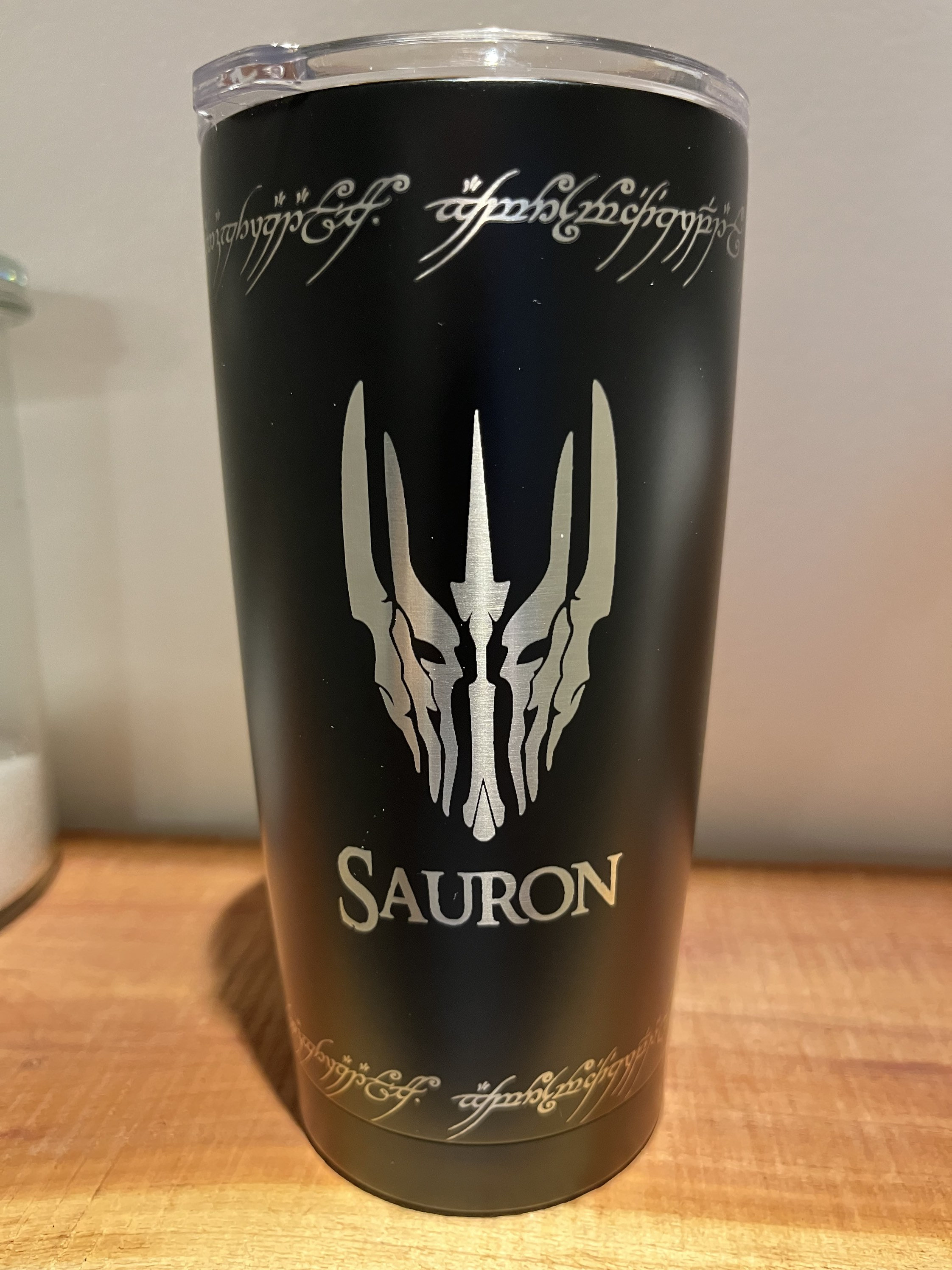 LOTR Lord of the Rings Sauron Tumbler Mug Stainless Cup