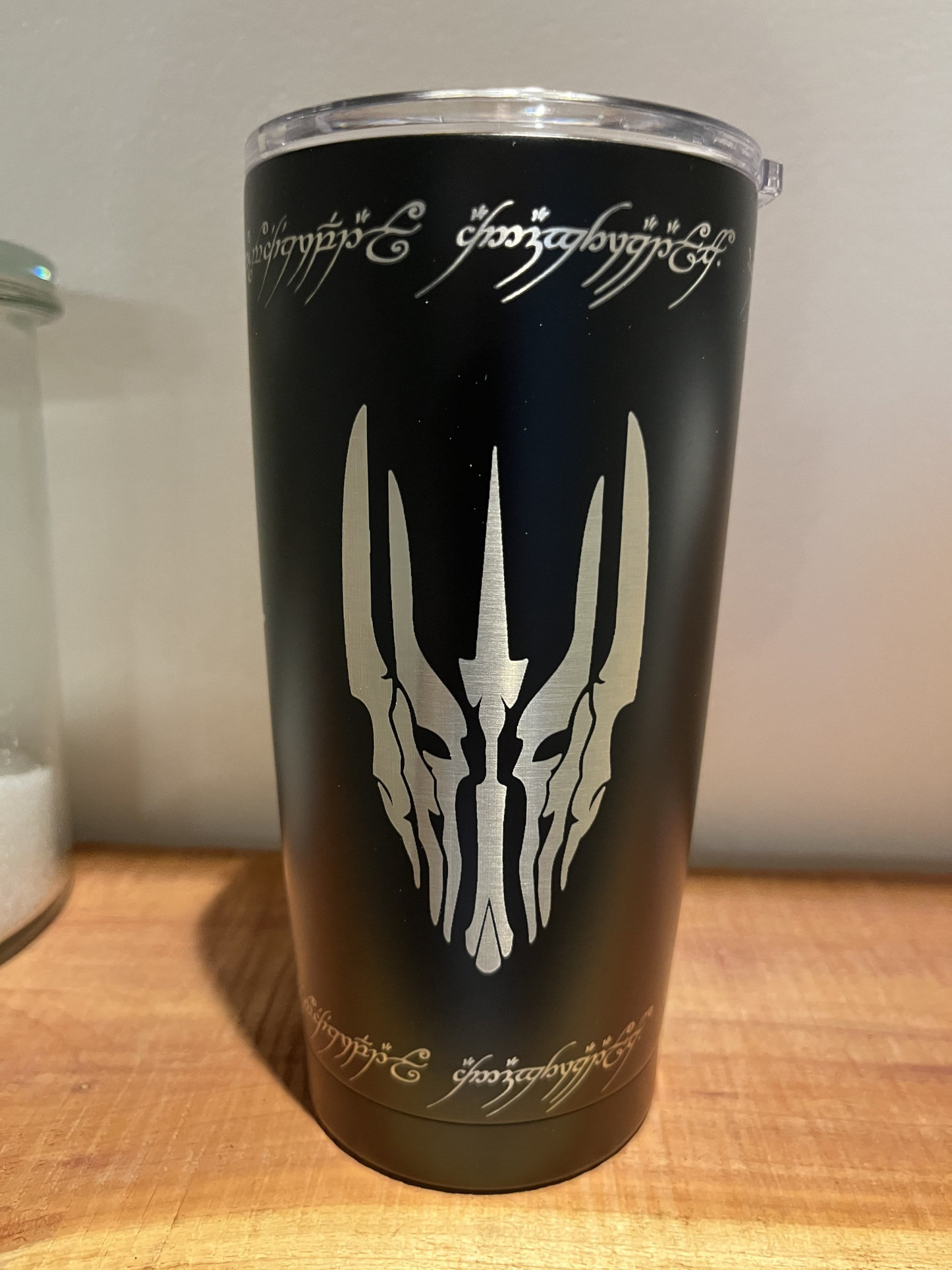 LOTR Lord of the Rings Villains: Sauron Witch King Tumbler Mug Stainless Cup