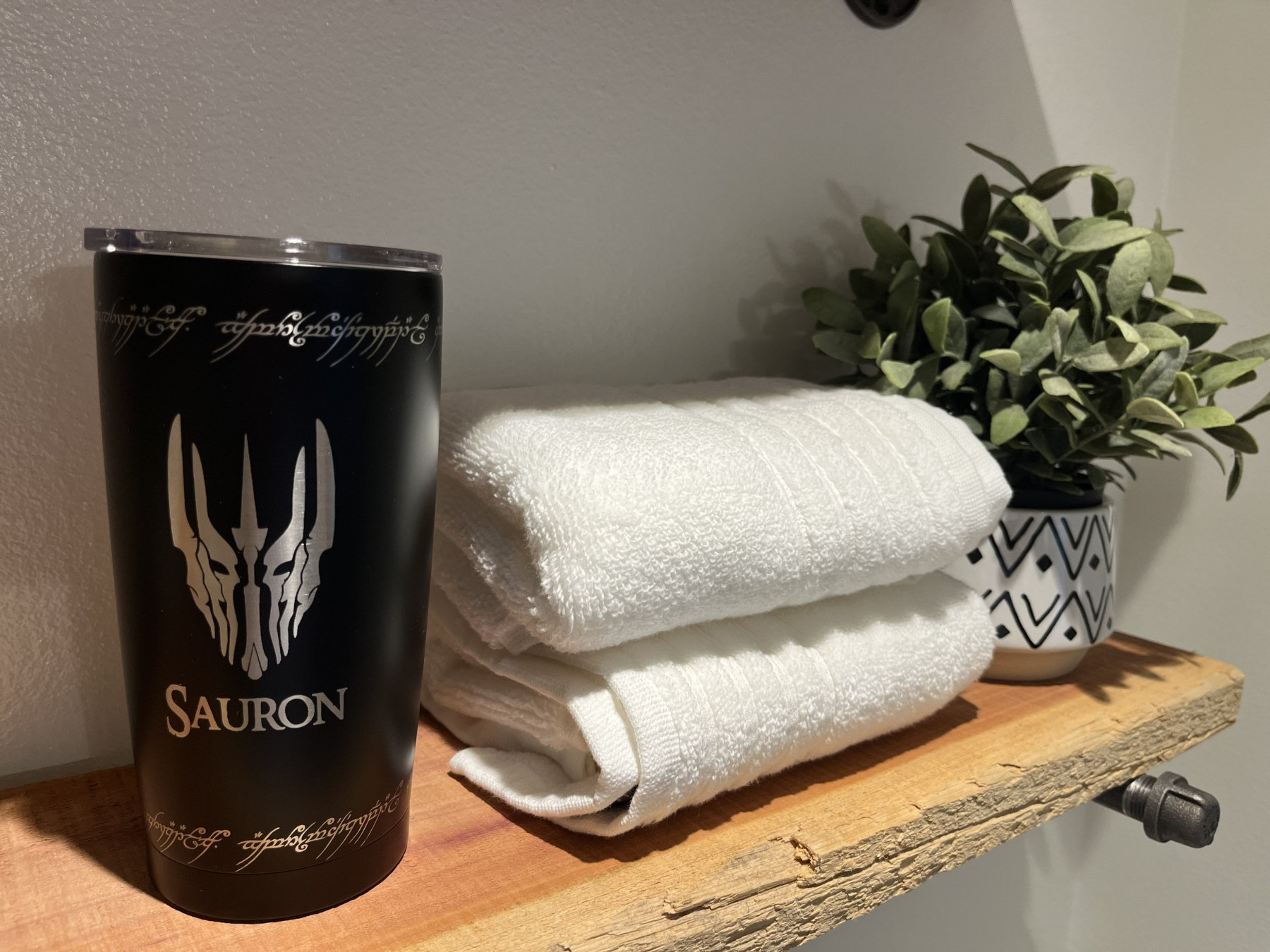 LOTR Lord of the Rings Sauron Tumbler Mug Stainless Cup