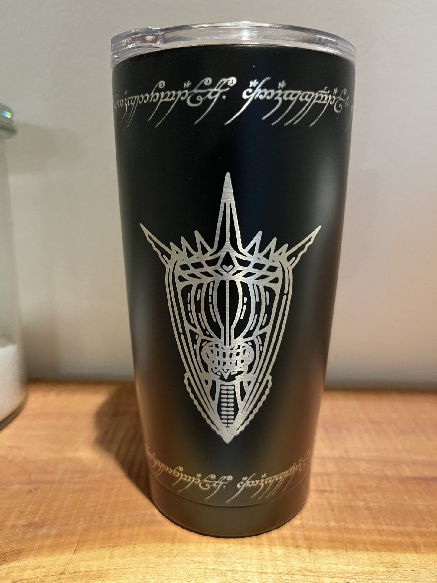 LOTR Lord of the Rings Villains: Sauron Witch King Tumbler Mug Stainless Cup