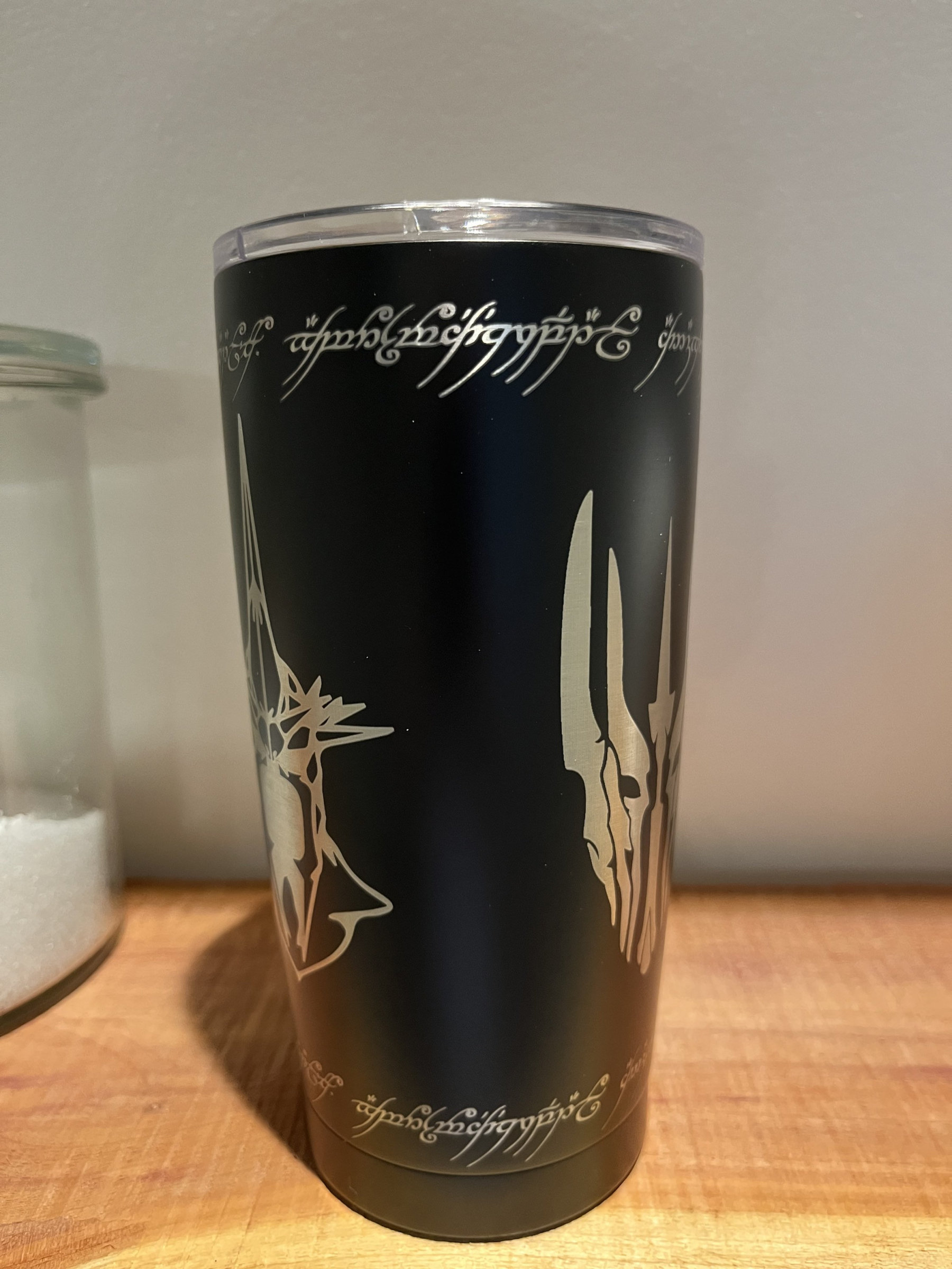 LOTR Lord of the Rings Villains: Sauron Witch King Tumbler Mug Stainless Cup