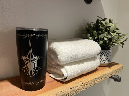 LOTR Lord of the Rings Villains: Sauron Witch King Tumbler Mug Stainless Cup
