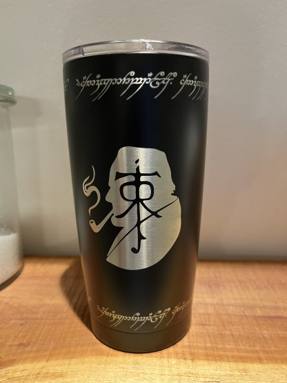 LOTR Lord of the Rings: J.R. Tolkien Tumbler Mug Stainless Cup