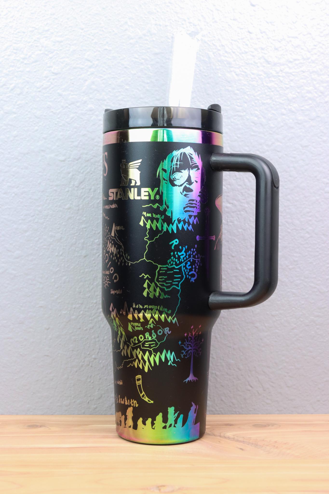 Lord of Rings 30 oz 40 oz Flip Top Water Bottle with Handle