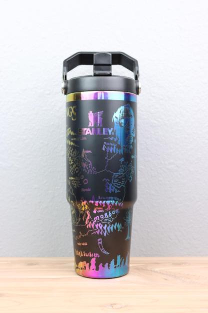 Lord of Rings 30 oz 40 oz Flip Top Water Bottle with Handle