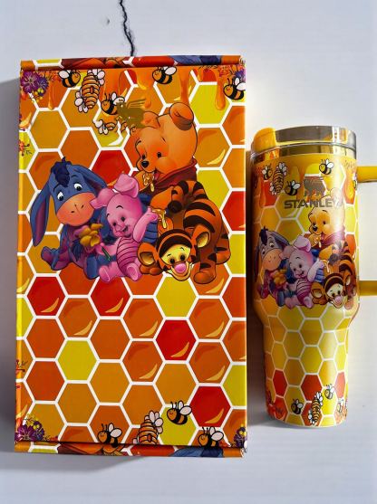 Winnie 30oz or 40oz Stainless Steel Tumbler With Handle HG