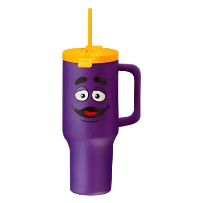 Mc Donalds Grimace Tumbler Cup 40oz 1182ml Hot Cold Exclusive Promo