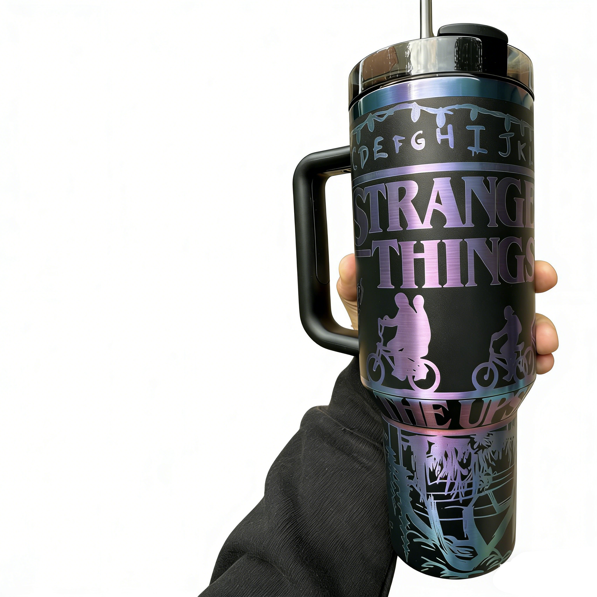Strange Things 30oz or 40oz Stainless Steel Tumbler With Handle HG