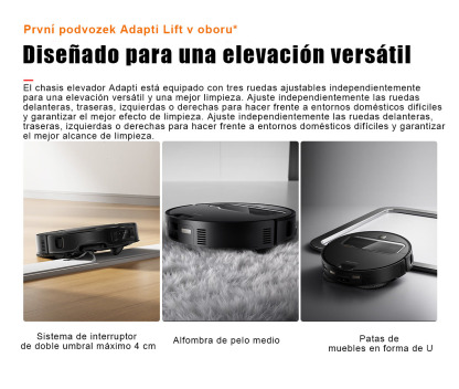 ES-Robot inteligente de barrido y fregado con brazo robótico biónico plegable de 5 ejes