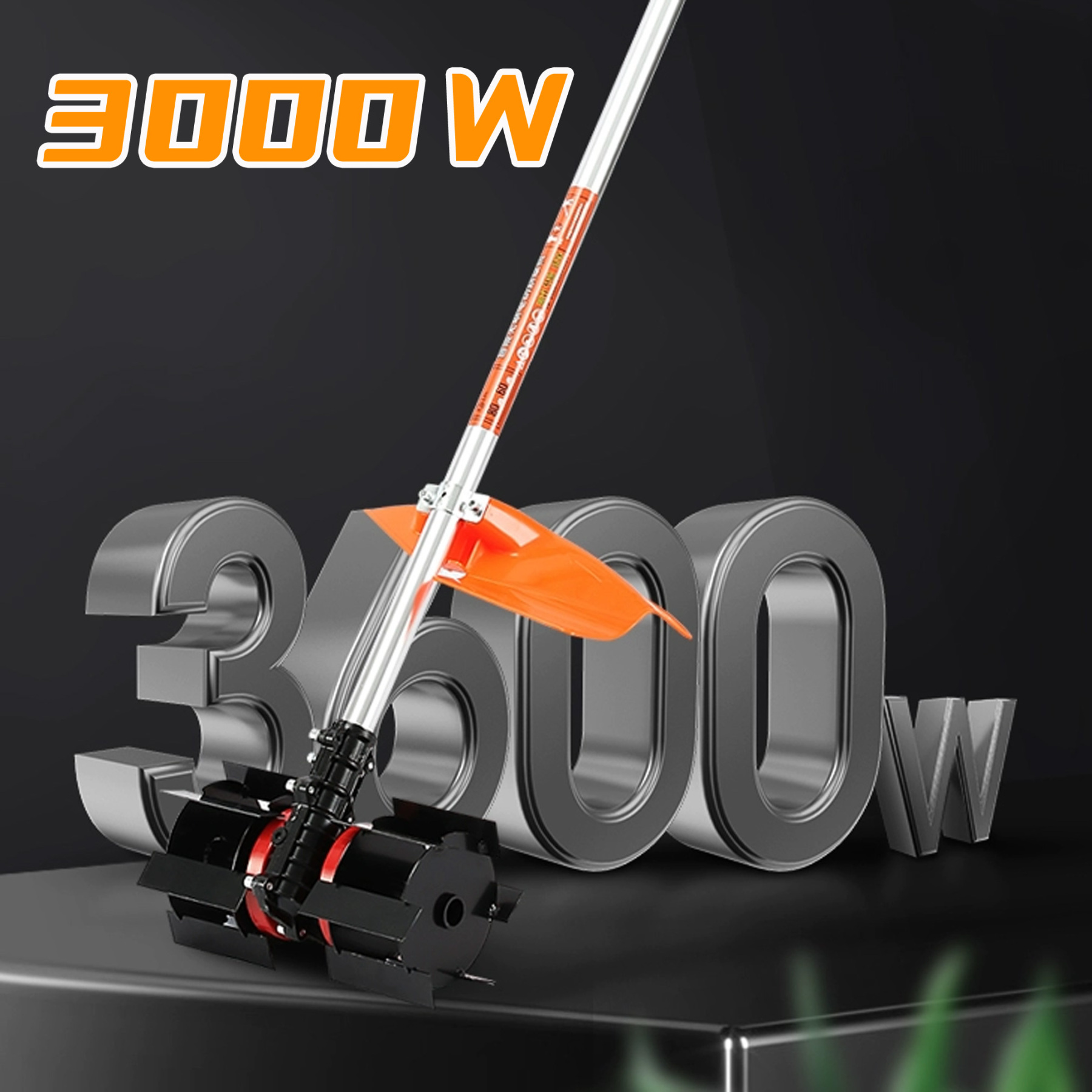 IT-Scarificatore portatile senza fili con batteria al litio, uno strumento da giardinaggio con funzioni 3 in 1 di scarificazione, scavo di trincee e diserbo