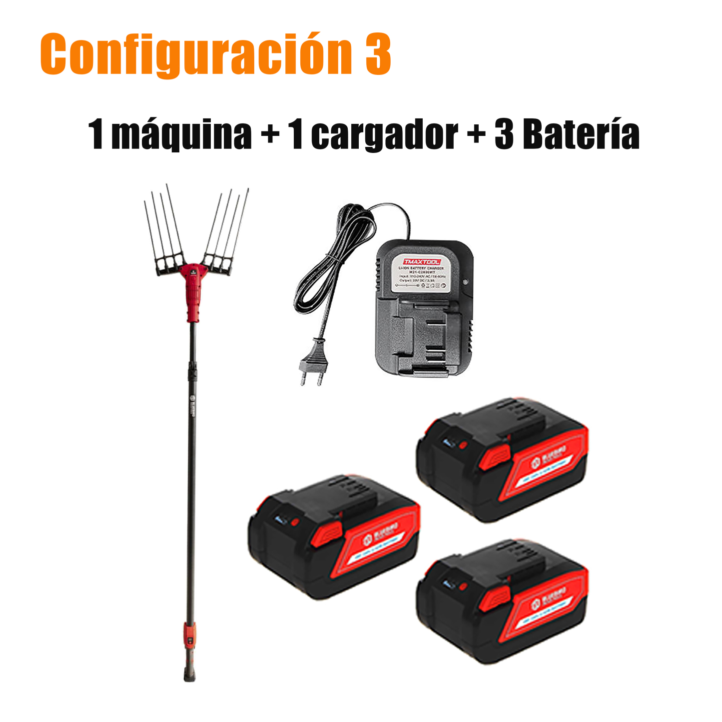 ES_Cosechadora portátil de aceitunas vibratoria con batería de iones de litio, máquina recolectora de fruta que sacude los árboles
