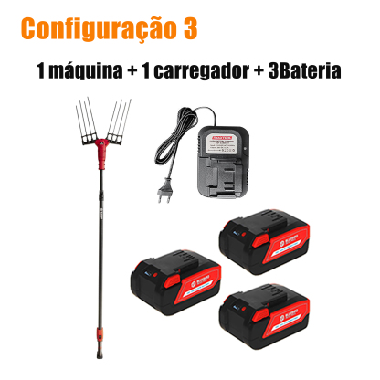 PT_Colhedora portátil de azeitonas vibratória com bateria de iões de lítio, máquina de colheita de fruta que abana a árvore.