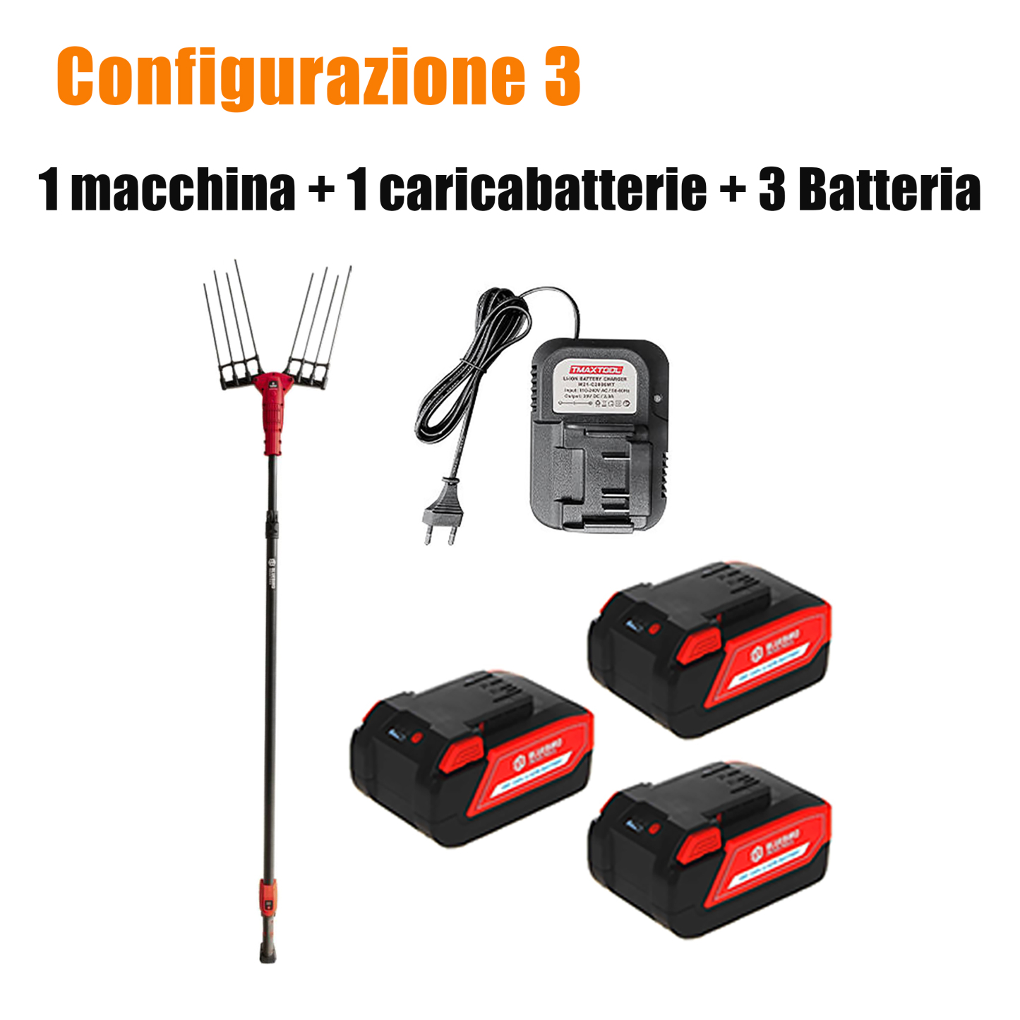 IT_Raccoglitrice portatile di olive vibrante agli ioni di litio, macchina per la raccolta della frutta scuotendo gli alberi