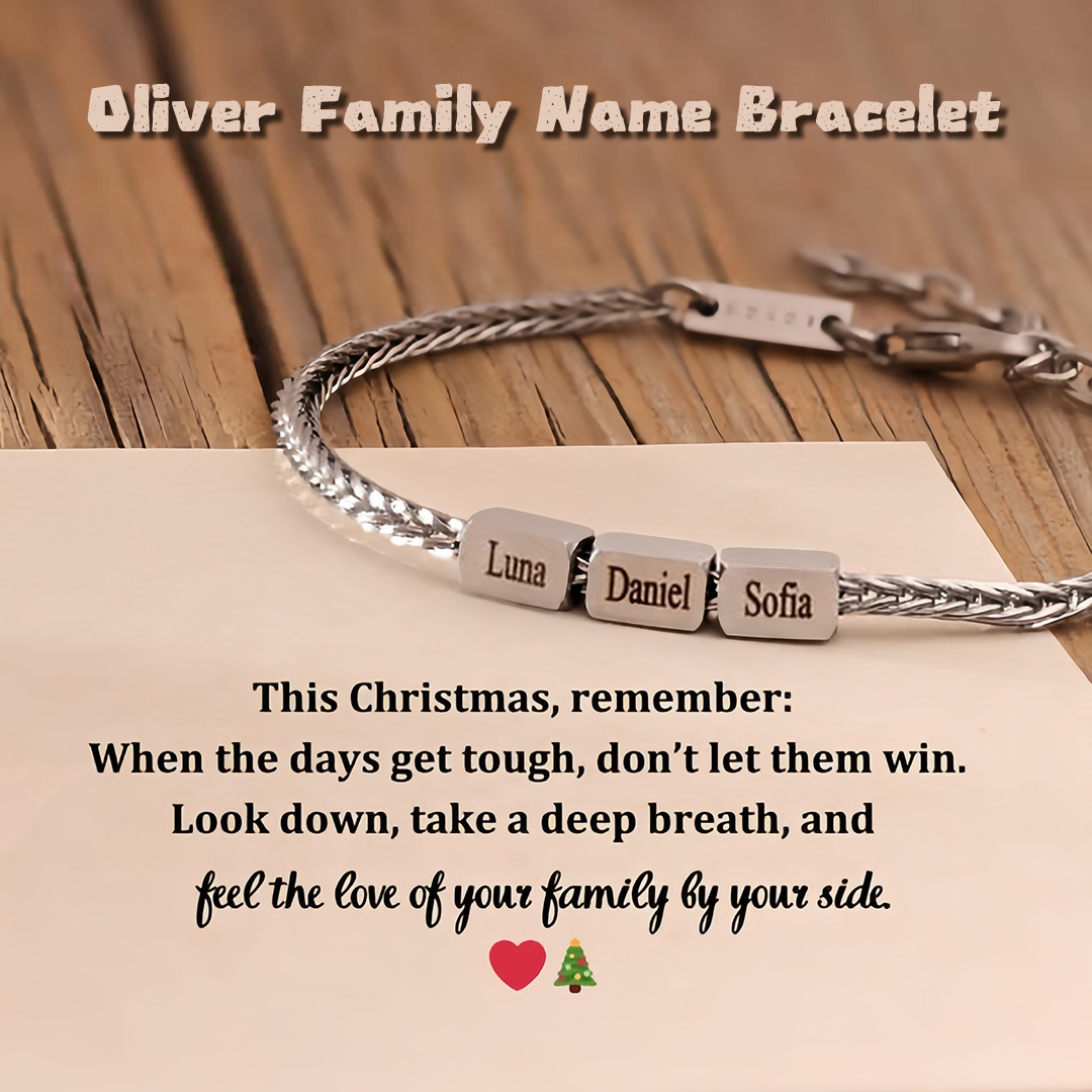 Oliver Family Name Bracelet