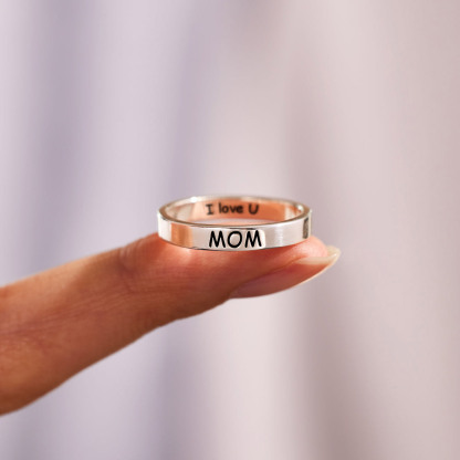 Let Them Zero F♥cks Given Mantra Ring