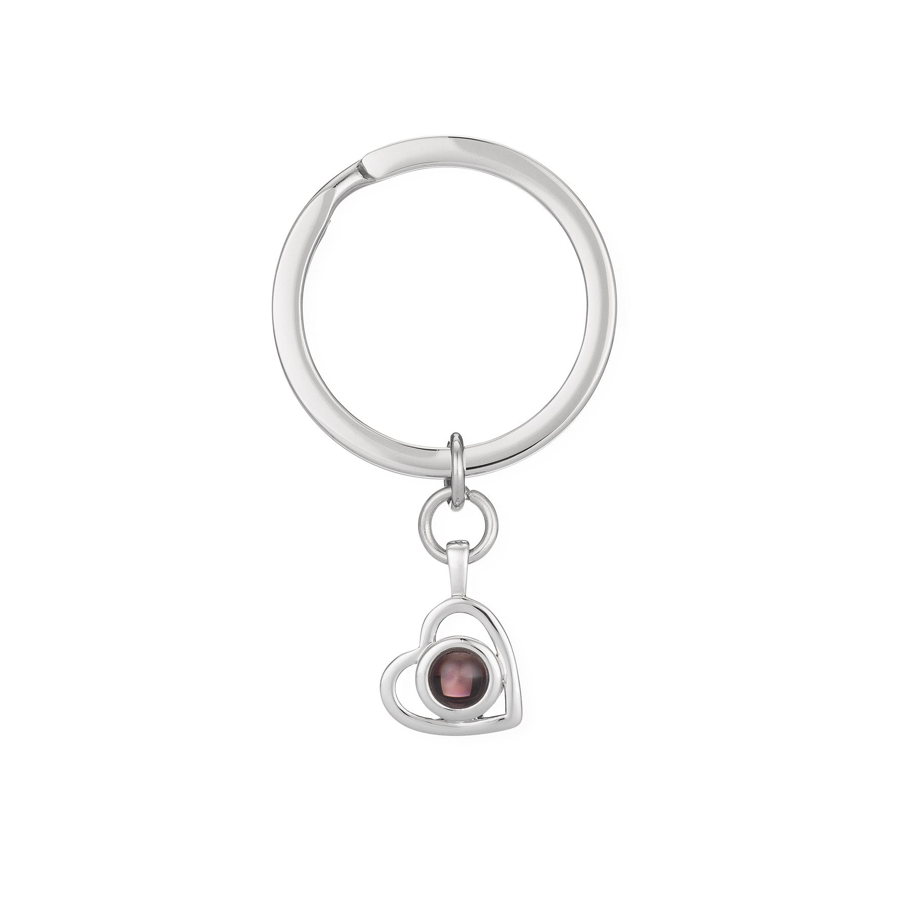 925 Sterling Silver Personalized Heart Photo Necklace