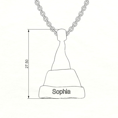 Christmas Gift Personalized Name Kids Custom Necklace