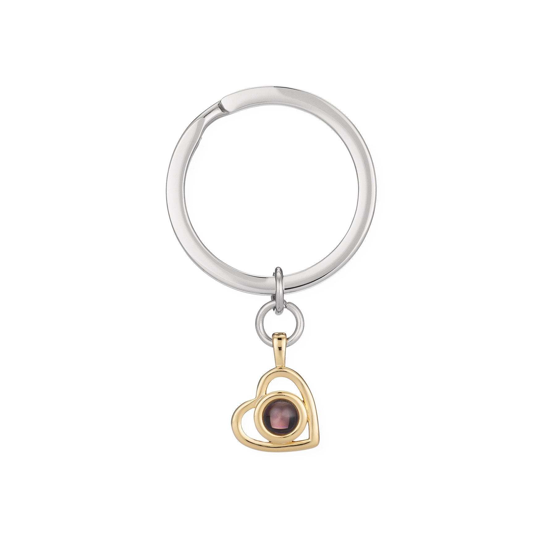 925 Sterling Silver Personalized Heart Photo Necklace