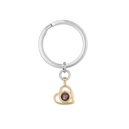 925 Sterling Silver Personalized Heart Photo Necklace