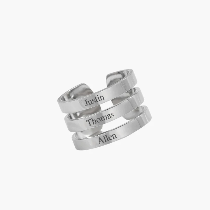 2-3 Names Ring