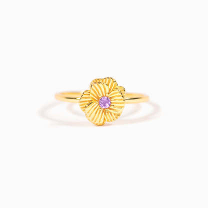Birth Flower Ring