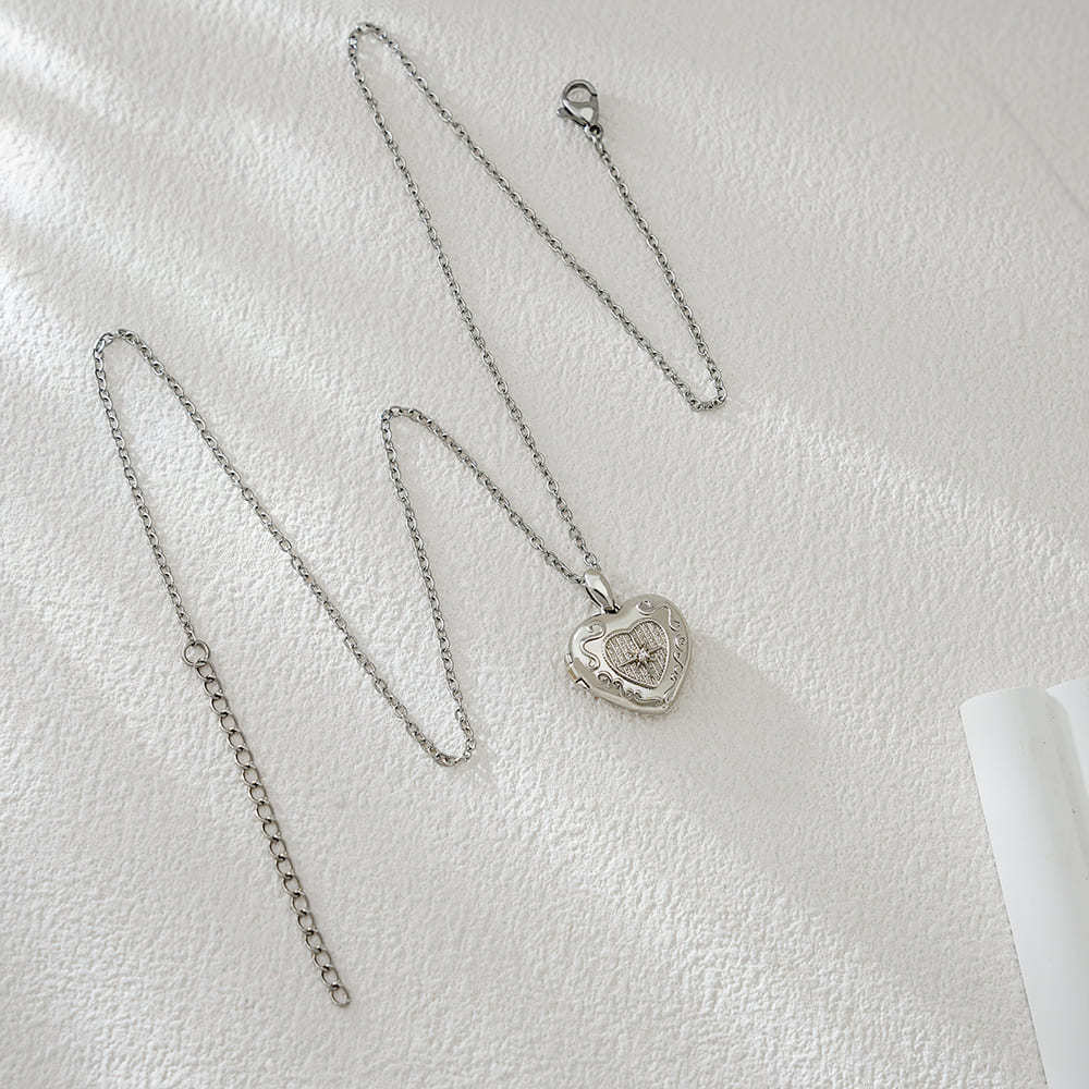 Eternal Memories 925 Silver Custom Photo Box Necklace