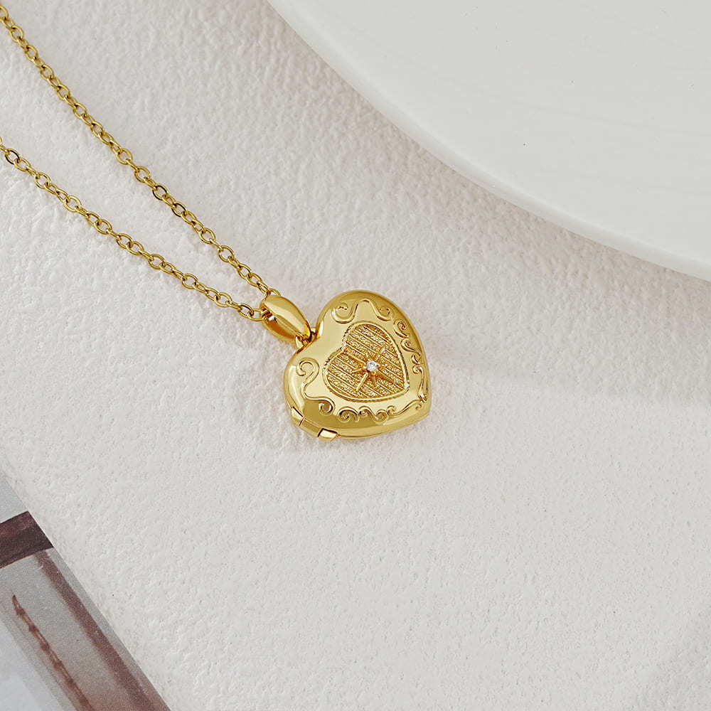 Eternal Memories 925 Silver Custom Photo Box Necklace