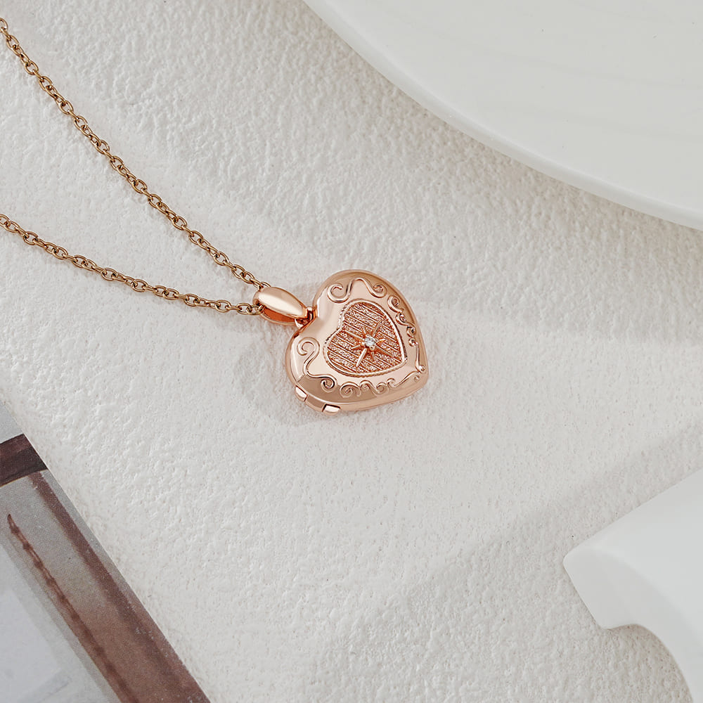 Eternal Memories 925 Silver Custom Photo Box Necklace