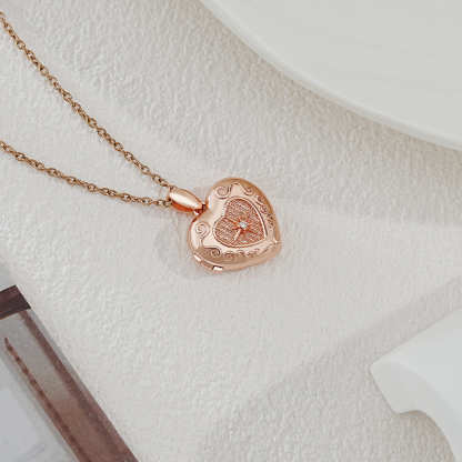 Eternal Memories 925 Silver Custom Photo Box Necklace