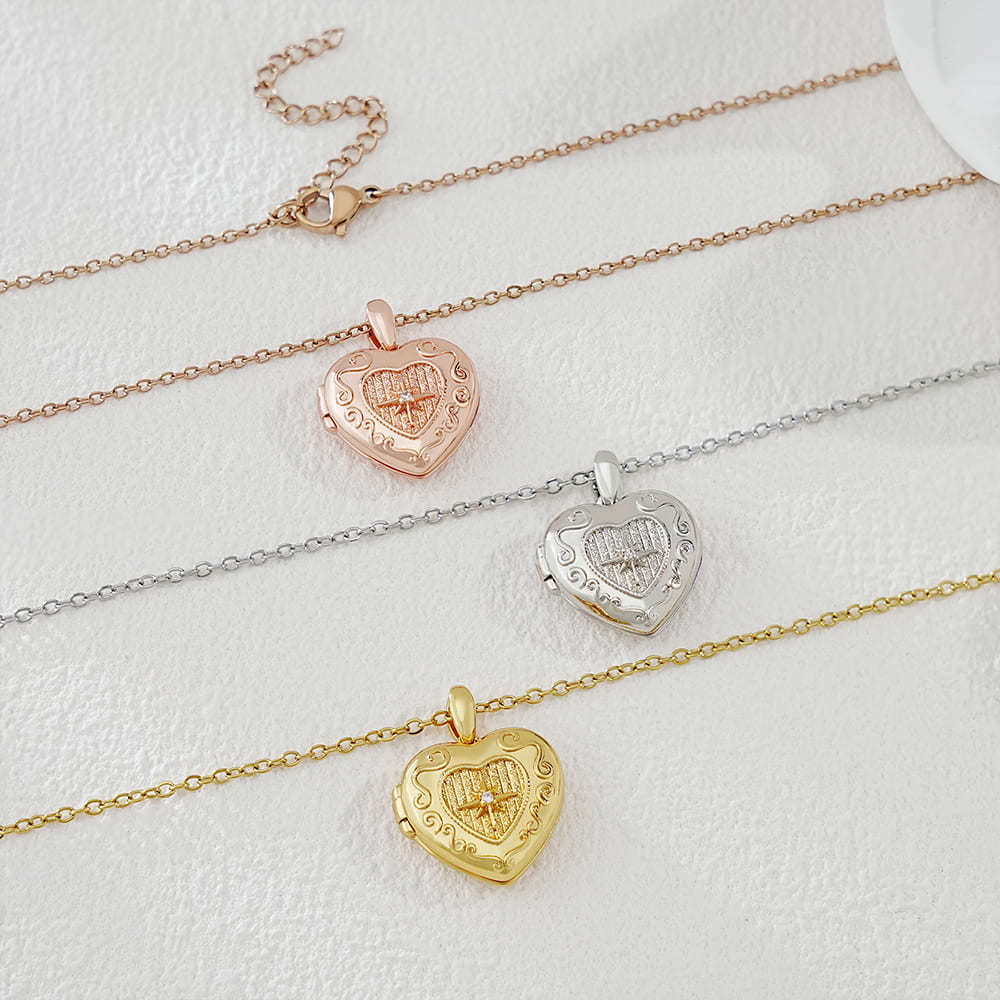 Eternal Memories 925 Silver Custom Photo Box Necklace