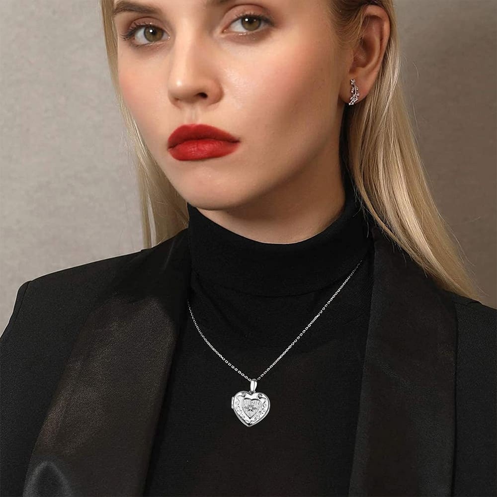 Eternal Memories 925 Silver Custom Photo Box Necklace