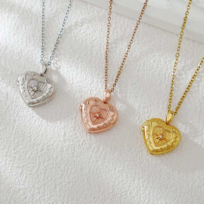 Eternal Memories 925 Silver Custom Photo Box Necklace