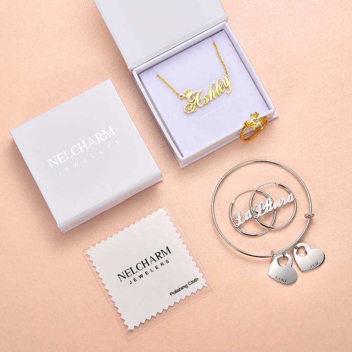 New Arrival Personalized 3~5 Names Heart Necklace