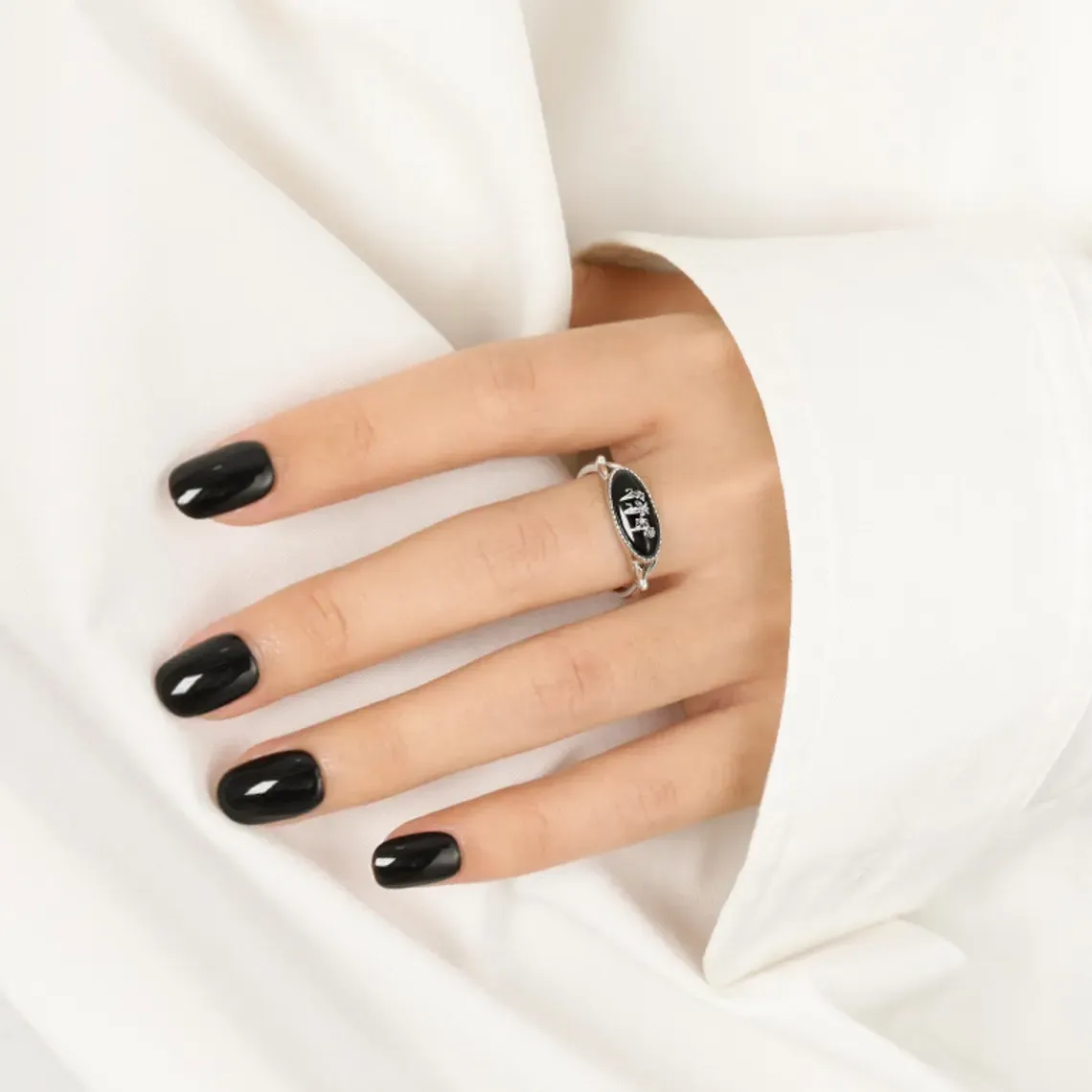 Mom's Gift Birth Flower Ring - No Rain No Flowers - Never Forget That Mom Raised Me