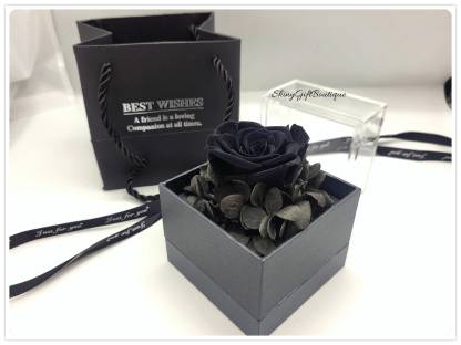 Preserved Roses with Jewelry Box