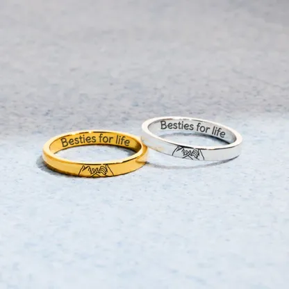 Let Them Zero F♥cks Given Mantra Ring