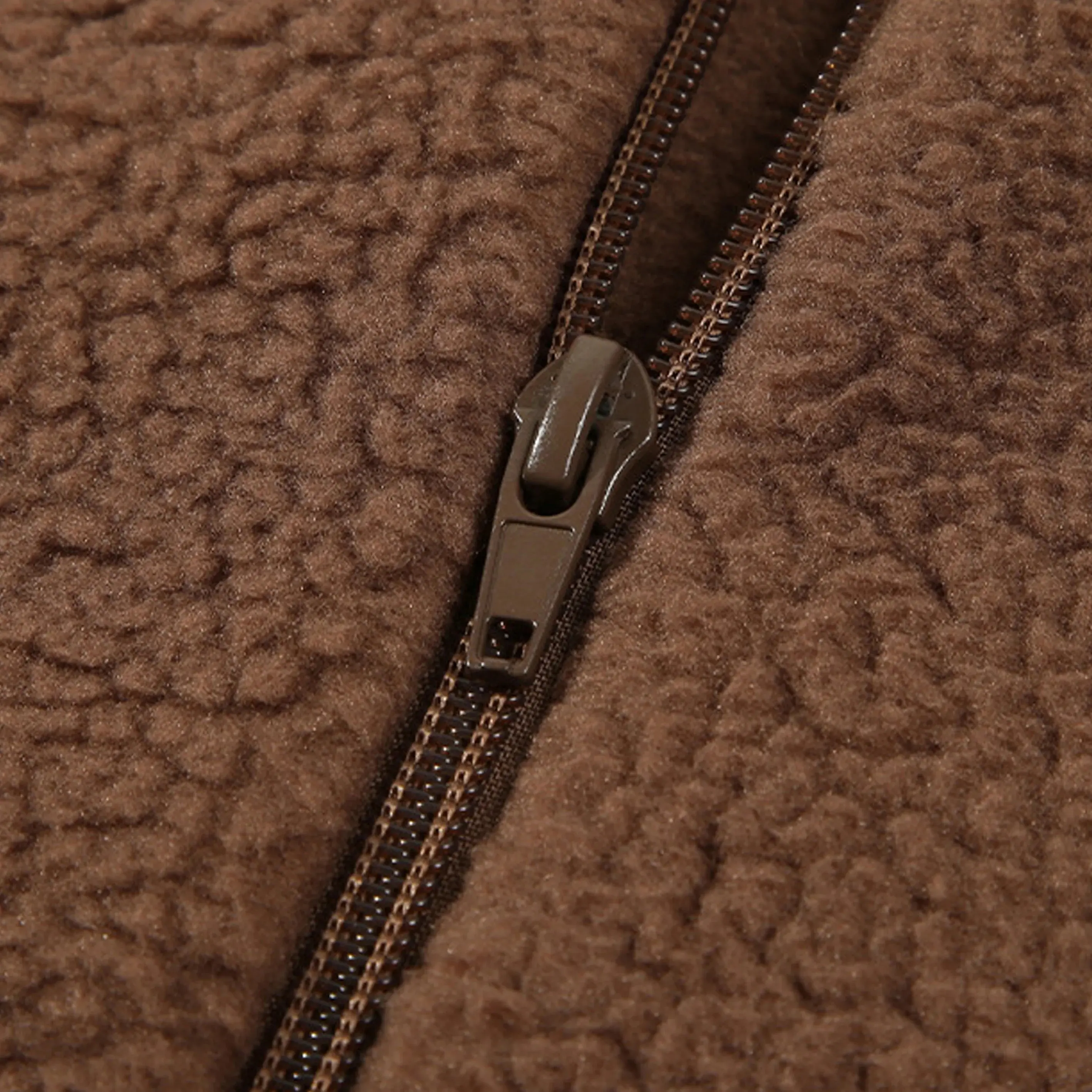 Custom Pet Embroidered Portrait Zip-up Sherpa Jacket