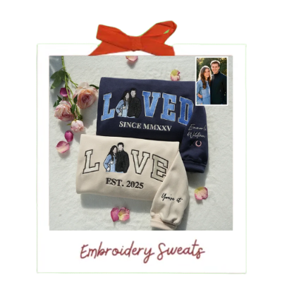 Couple Embroidered Sweats