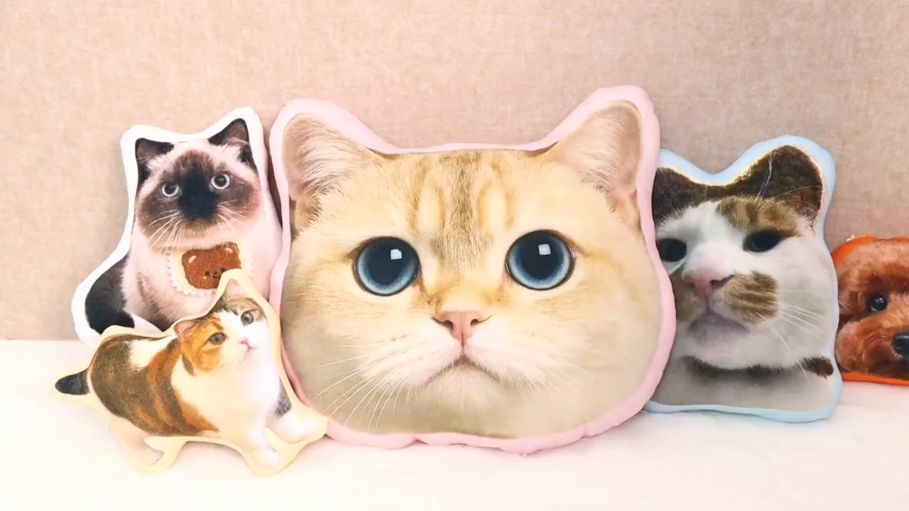 Personalized Pet Pillow from Photo, Custom Dog & Cat Portrait Cushion, Pet Memorial Gift