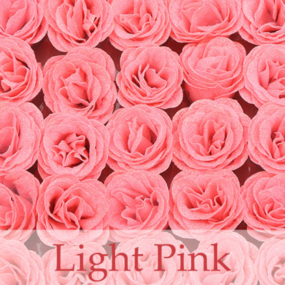 Light Pink Glitter Rose Bouquet-Couple Glitter Everlasting Rose Bouquet (Never Wither)-forlovever