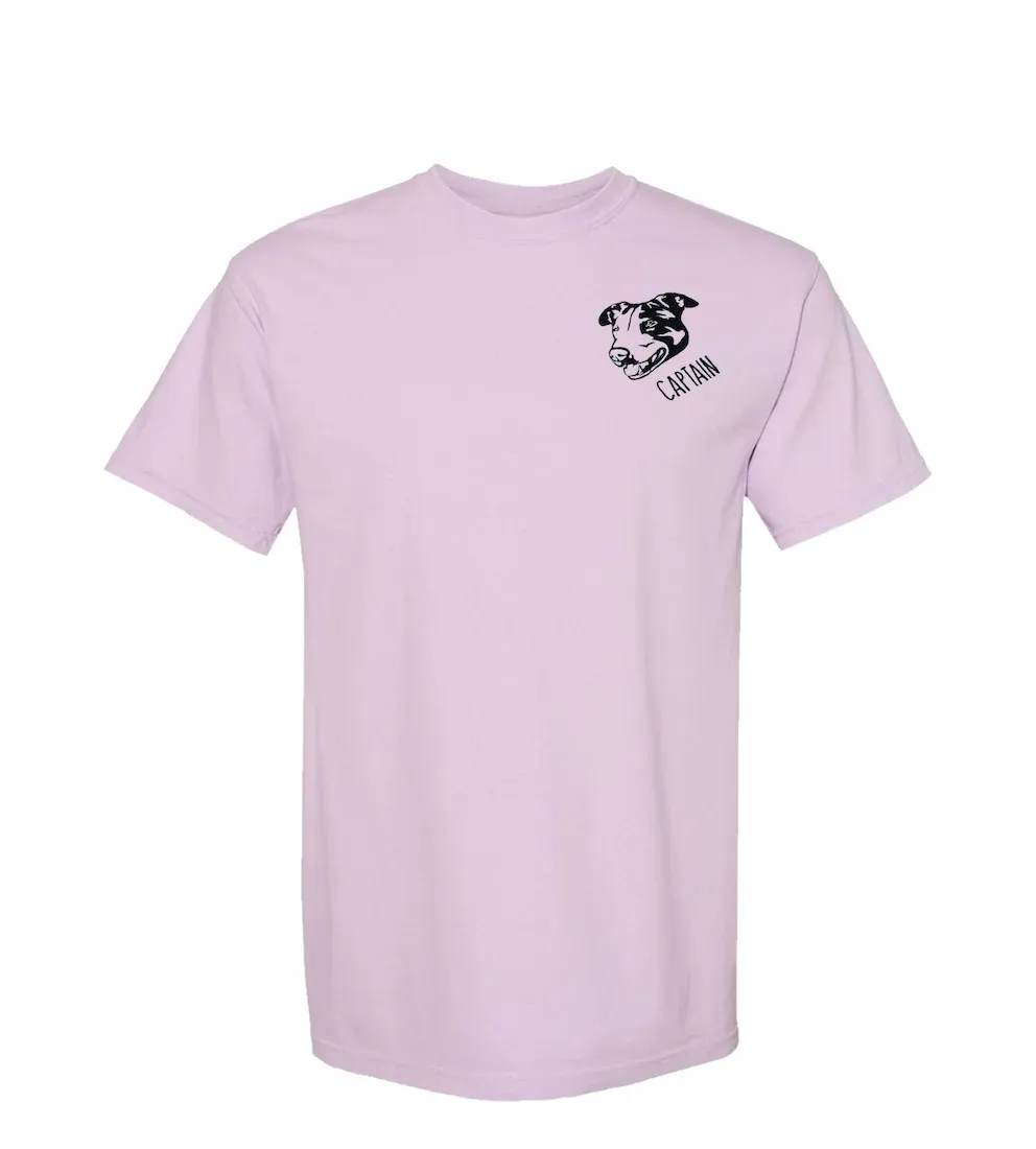 Custom Pet Portrait Embroidered T-Shirts, Sweatshirts and Hoodies