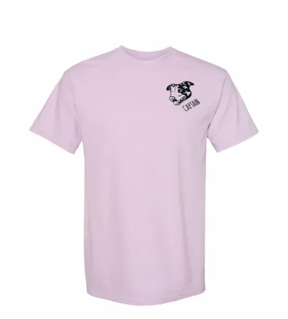 Custom Pet Portrait Embroidered T-Shirts, Sweatshirts and Hoodies