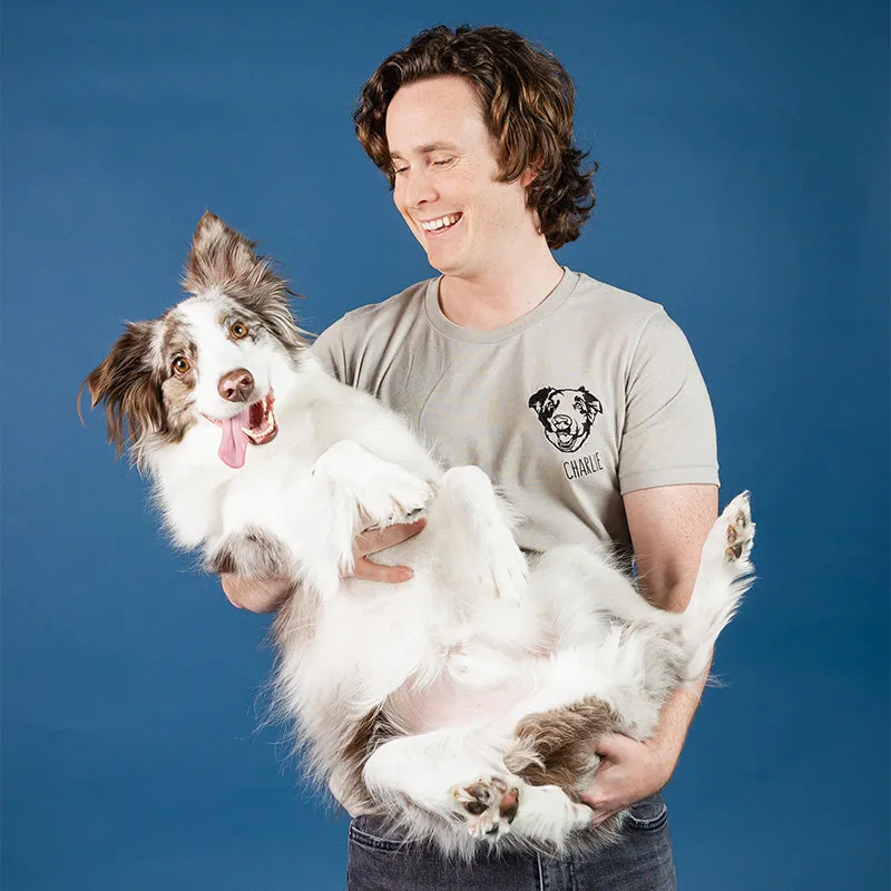 Custom Pet Portrait Embroidered T-Shirts, Sweatshirts and Hoodies