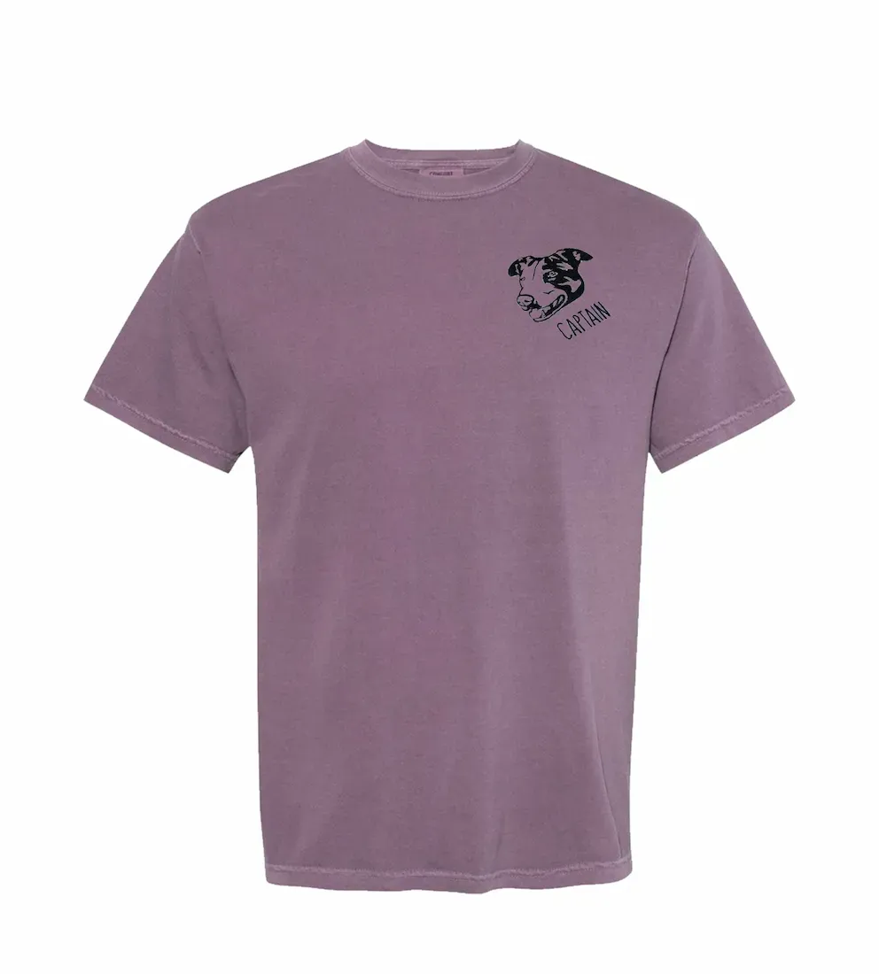 Custom Pet Portrait Embroidered T-Shirts, Sweatshirts and Hoodies