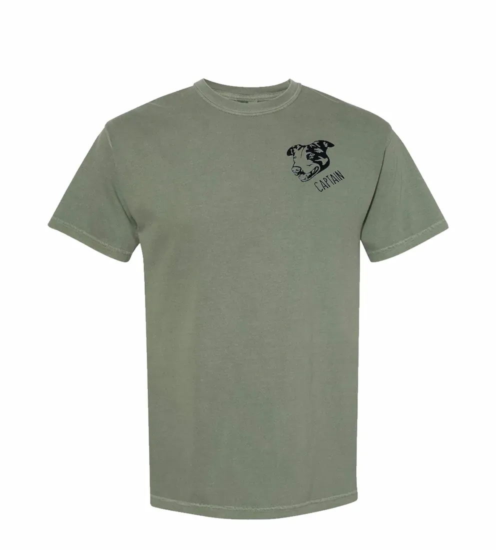 Custom Pet Portrait Embroidered T-Shirts, Sweatshirts and Hoodies