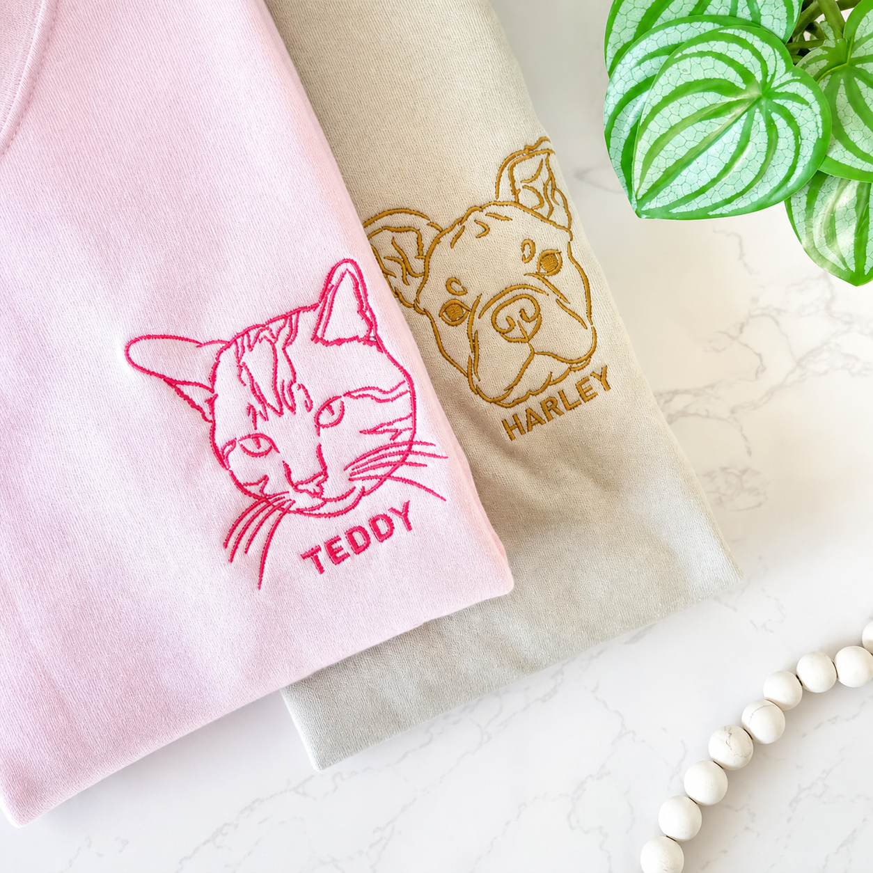 Personalized Embroidered Pet Sweatshirt with Name
