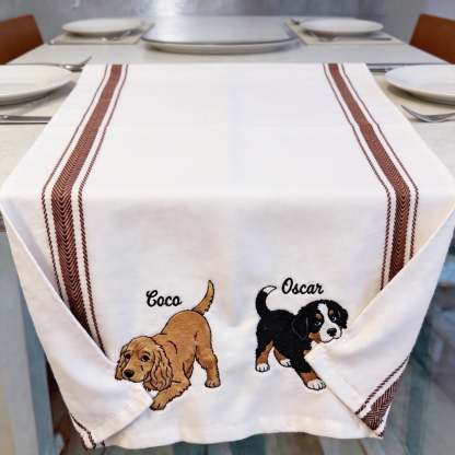 The "Biting Corner" Personalized Pet Dish Towel