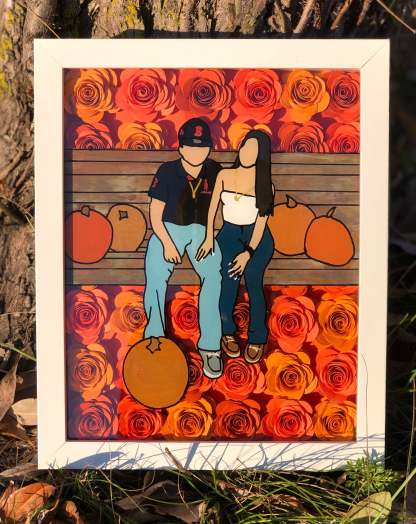 Painting and Shadow Box Combo-forlovever