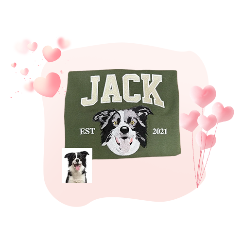 Pet's Full-Color Embroidery Clothing