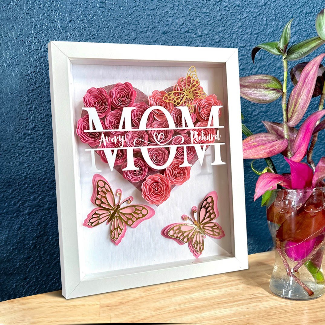 Customized Mother's Day Butterfly Flower Box✨-forlovever